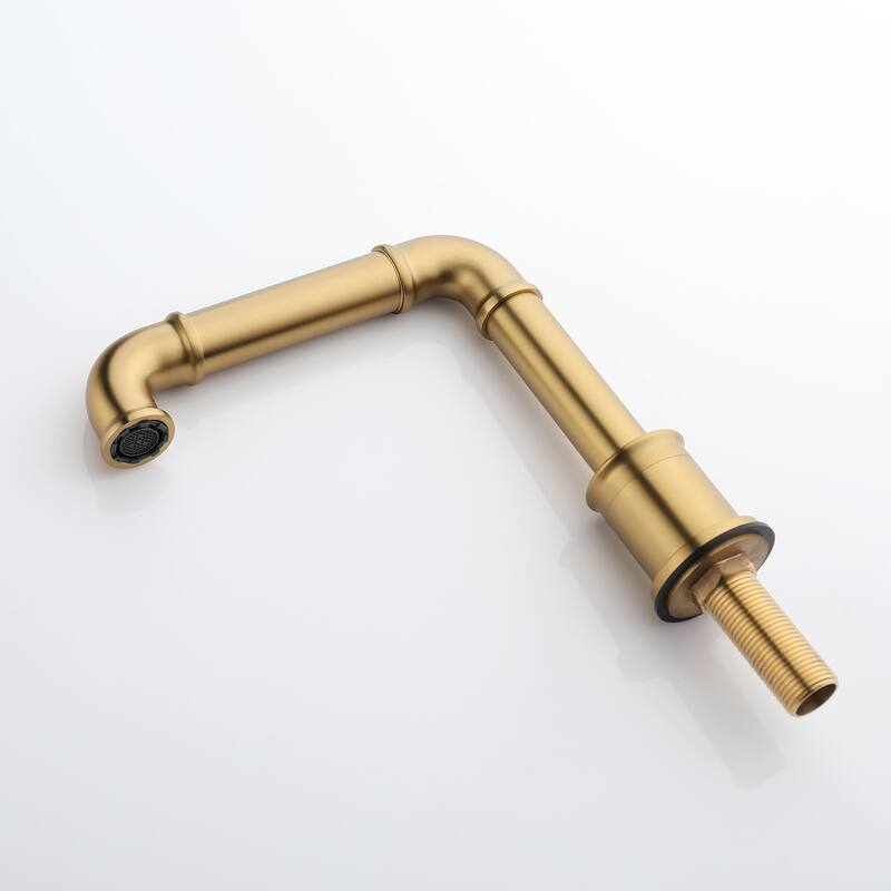 Modern Deck Mounted Bathroom Faucet Widespread with 2-Handle in Black