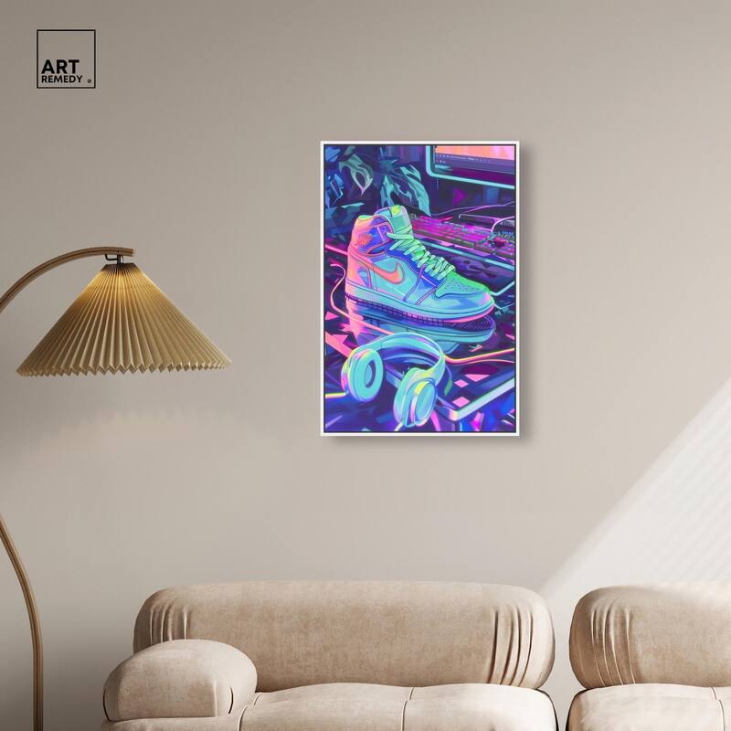 PC Gamer Sneaker Canvas by Art Remedy