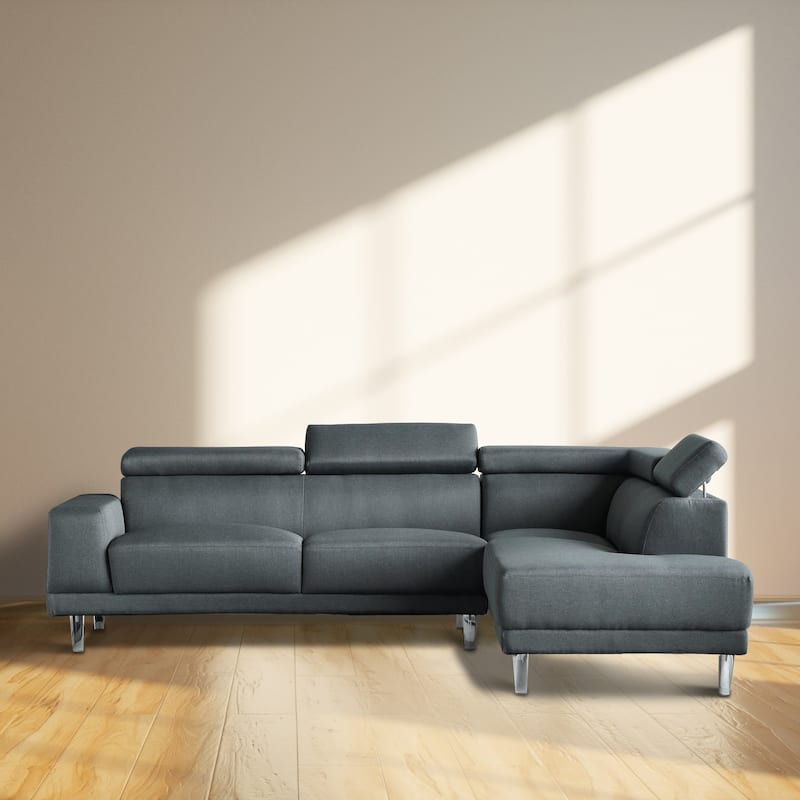 105 in. Width L-Shaped Chaise Sectional Sofa