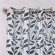 preview thumbnail 61 of 124, Superior Leaves Machine Washable Room Darkening Grommet Blackout Curtains, Set of 2