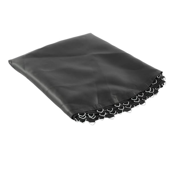 slide 2 of 5, Machrus Upper Bounce Replacement Jumping Mat, Fits 8 ft Round Trampoline Frame with 48 V-Hooks, Using 5.5" Springs