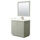 Option Light Green / Giotto Quartz Top / Satin Bronze