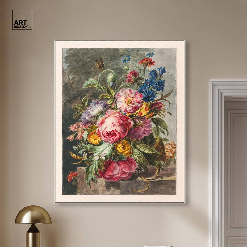Stilleven Met Bloemen Canvas by Art Remedy