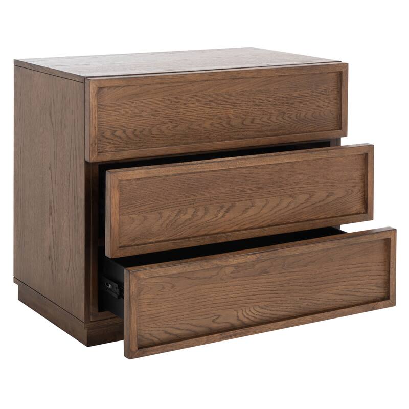 SAFAVIEH Couture Damasa 3-Drawer Wood Chest
