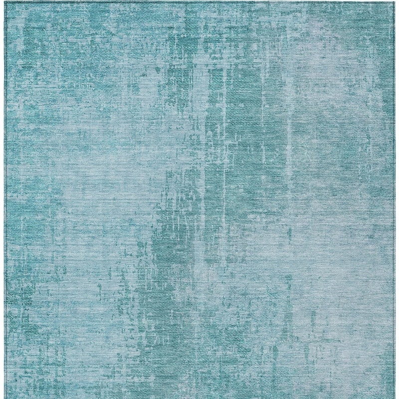 HomeRoots Abstract Transitional Rectangle Outdoor Rug