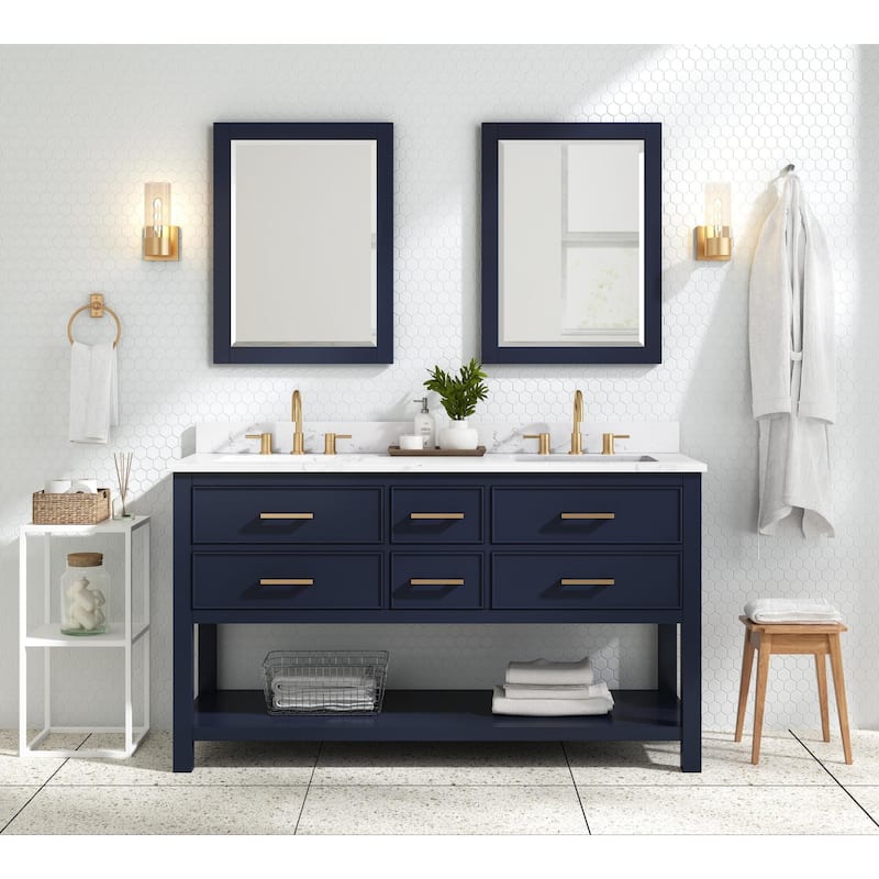 Avanity BROOKS-VS61-E Brooks 61" Free Standing Double Basin Vanity Set