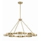 preview thumbnail 3 of 6, Orson 8 Light Modern Gold Pendant - 38.5"W x 21.5"H