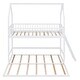 preview thumbnail 7 of 25, Twin Over Twin-Twin House Bunk Bed with Full-length Guardrail and Ladder