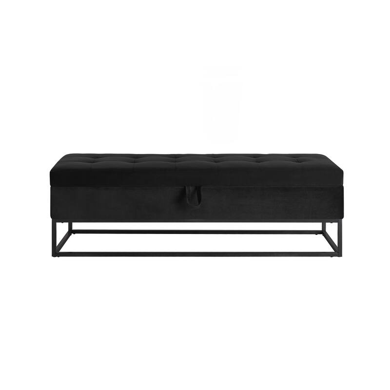 Bed Bench Metal Base with Storage