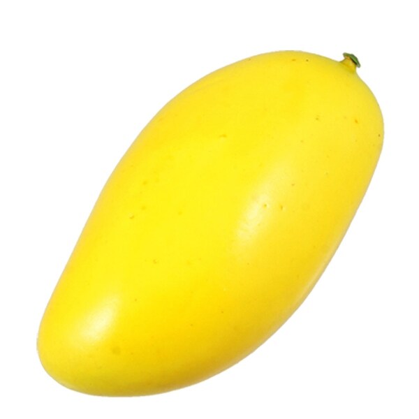 Shop Unique Bargains Foam Decorative Manmade Yellow Mango ...