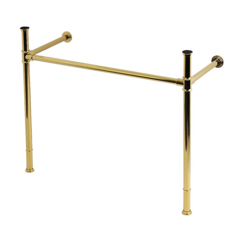 Kingston Brass Fauceture Stainless Steel Console Sink Legs - Polished Brass