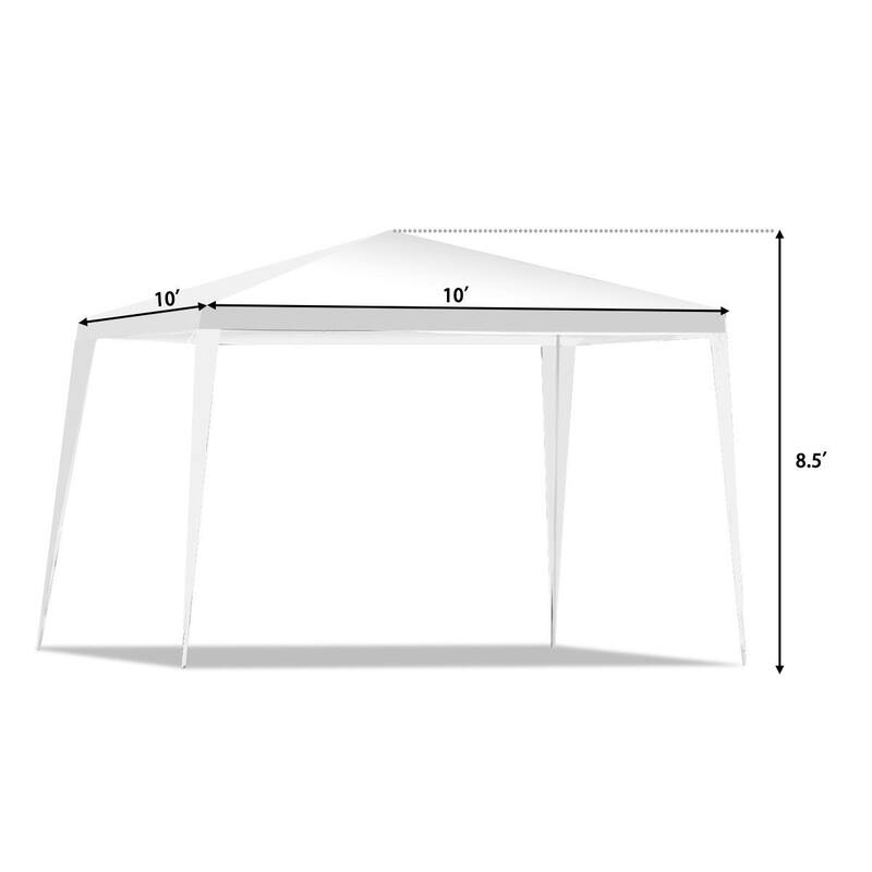 Outdoor 10'x10' Heavy Duty Wedding Party Tent Canopy