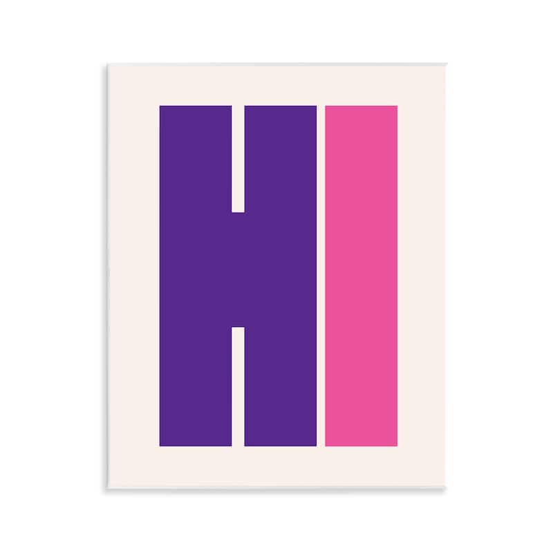 Stupell Hi Contemporary Typography Wall Plaque Art Design By House of Lulu - 11 x 14