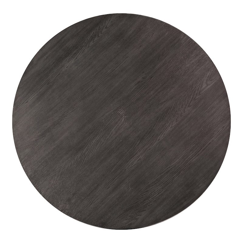 Furniture of America Piez Modern 54-inch Round Solid Wood Dining Table