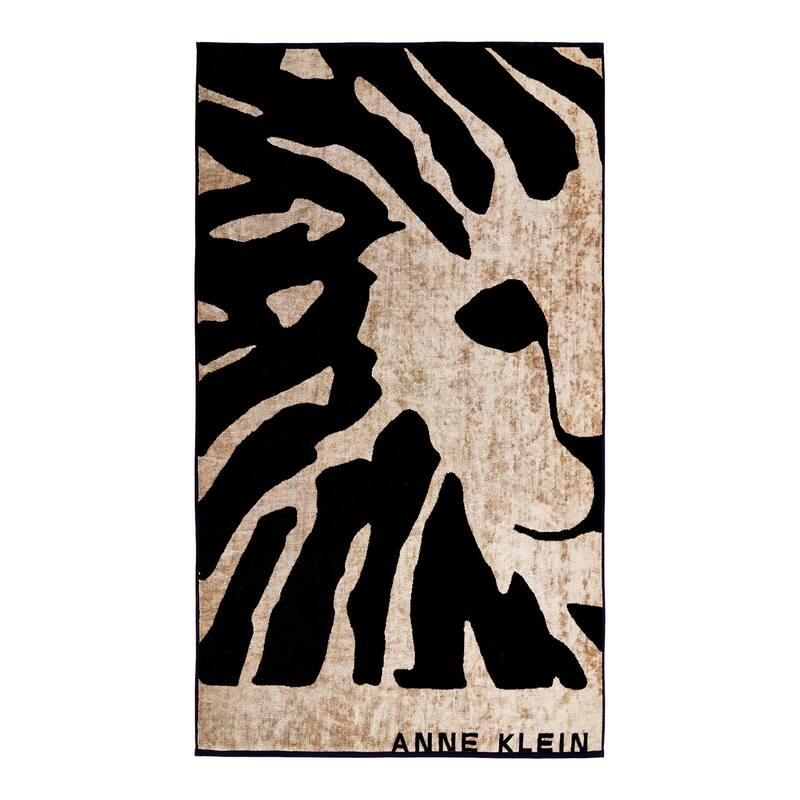 Anne Klein Beach Towel 36x68 - Lion Logo