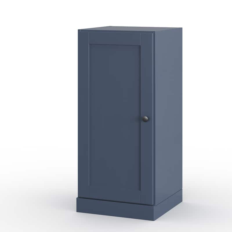 Palace Imports 100% Solid Wood 16.5" Bathroom Storage Cabinet with Shaker Door and Adjustable Shelves