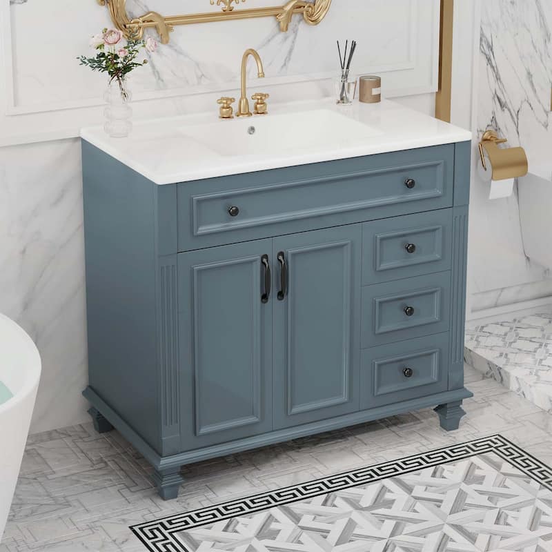 36" Bathroom Vanity with Sink
