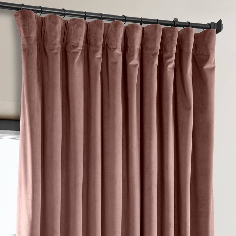 Exclusive Fabrics Heritage Plush Velvet Curtain (1 Panel)