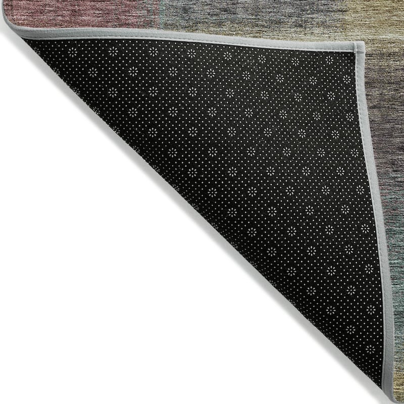 Machine Washable Indoor/ Outdoor Chantille Casual Ombre Rug