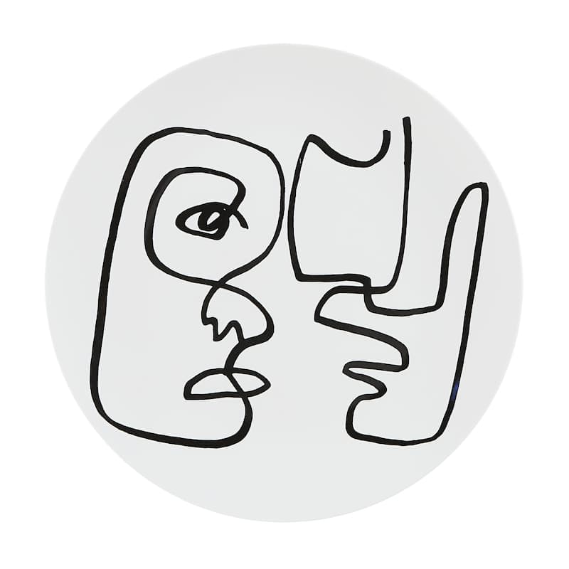 Renwil Solange 5 Piece Wide Wall Art, Black