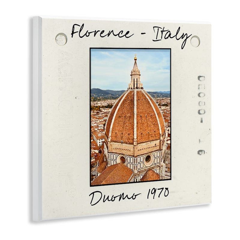 Stupell Florence Italy Travel View Wall Plaque Art Design By Val Rhodes