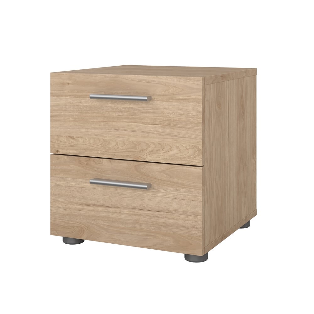Porch & Den Angus Foiled 2-Drawer Nightstand
