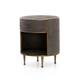 Option Grey Shagreen Round