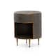Option Grey Shagreen Round