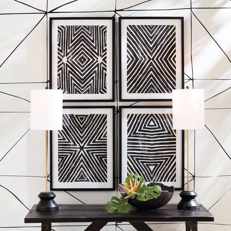 Achromatic Geometric Prints