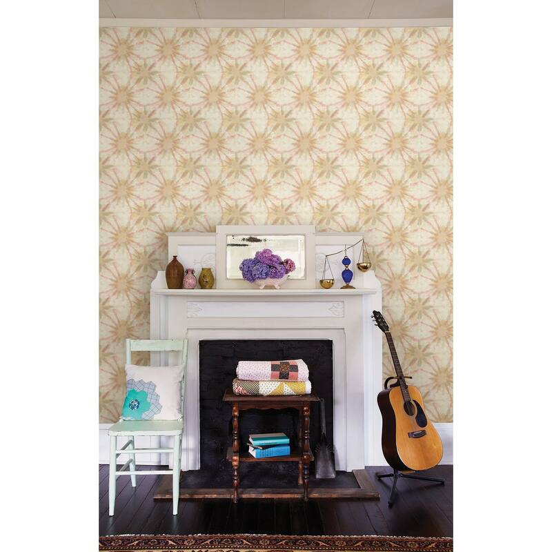 A-Street Prints Iris Pink Shibori Wallpaper