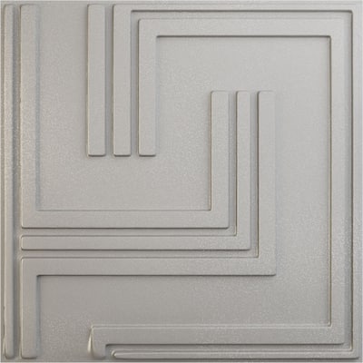 19 5/8"W x 19 5/8"H Geometric EnduraWall Decorative 3D Wall Panel