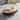 Modern Handcraft Drum Coffee Table Length 43.7 inch Ellipse Coffee Table for Living Room, Oval Small Coffee Table=