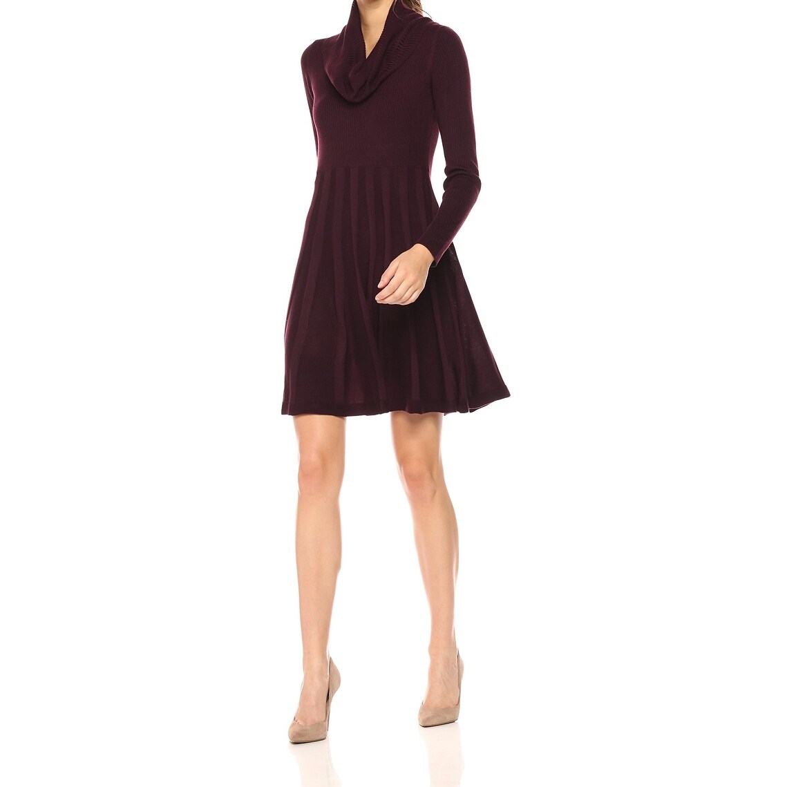 calvin klein cowl neck dress