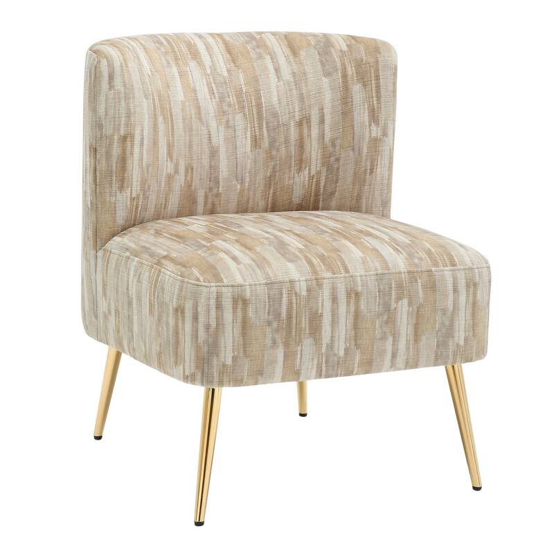 Silver Orchid Harding Slipper Chair