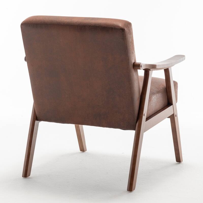 Living Room Solid Wood Accent Chair Wingback Chair