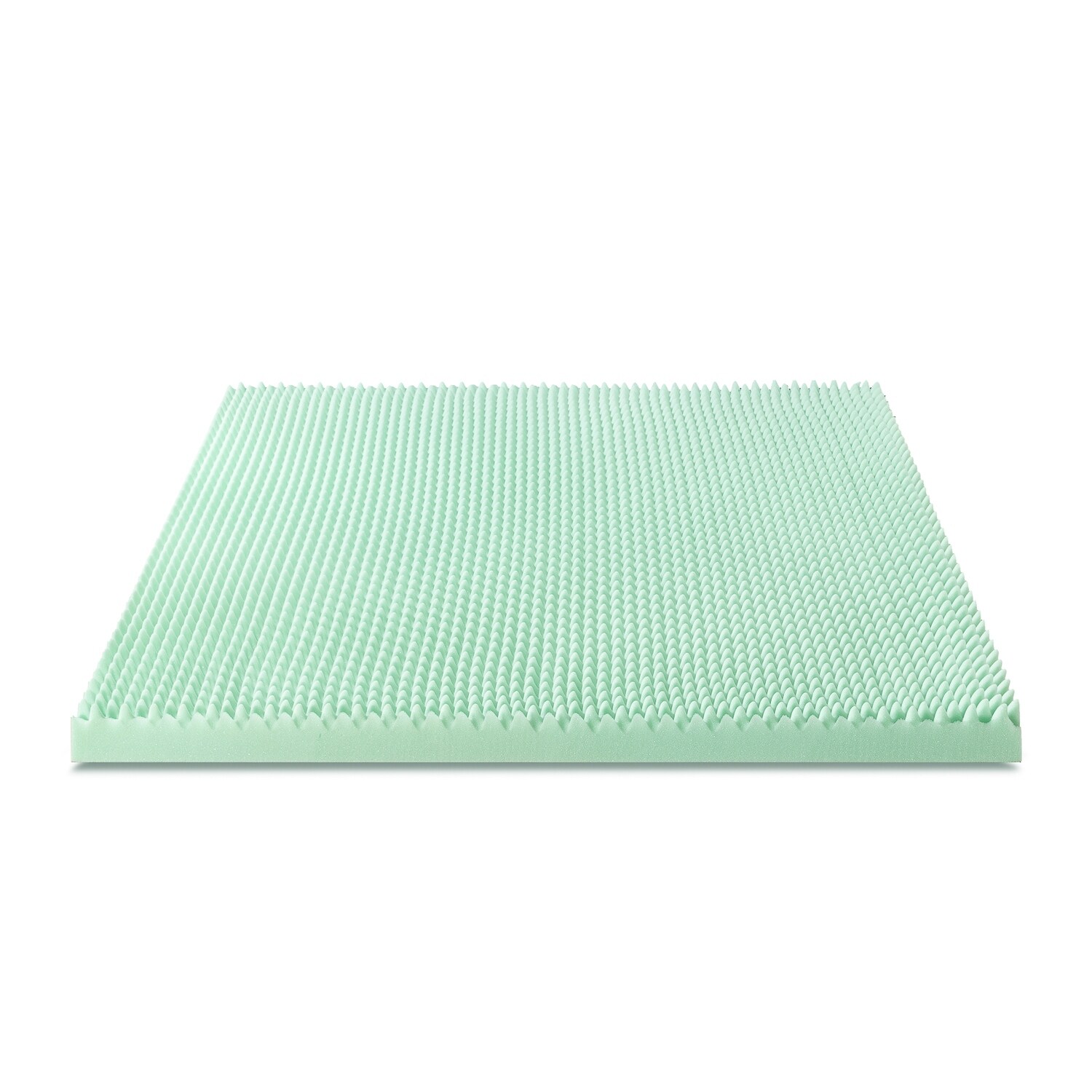 4 Inch Egg Crate Memory Foam Mattress Topper with Calming Aloe Infusion -  On Sale - Bed Bath & Beyond - 31871714