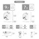 preview thumbnail 41 of 65, VEWEET 20-Piece White Porcelain Dinnerware Set (Service for 4)