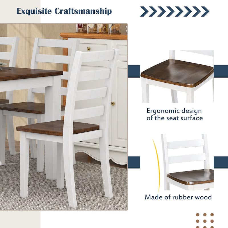 Modern 6-Piece Dining Room Table Set