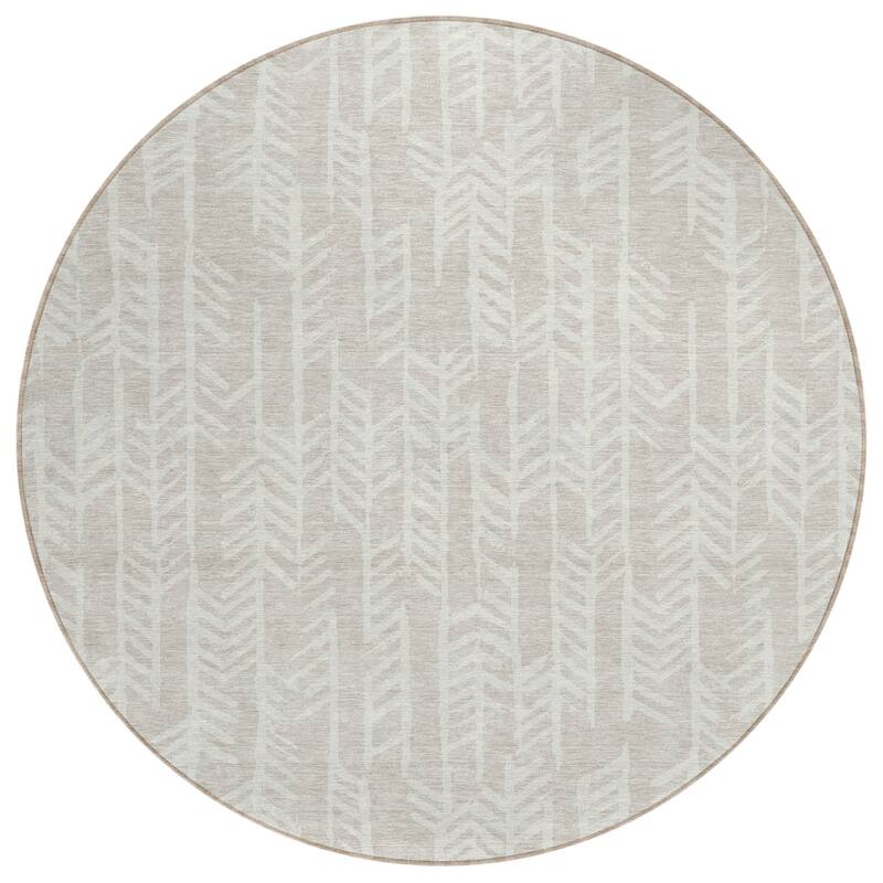 HomeRoots Tribal Transitional Rectangle Outdoor Rug
