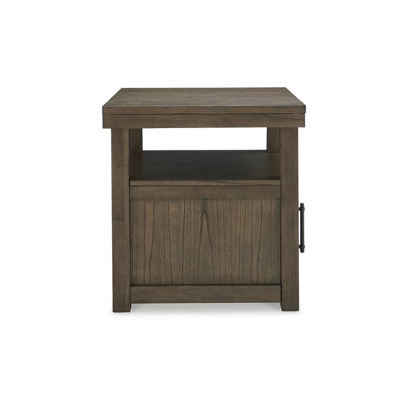 Signature Design by Ashley Boardernest Brown End Table - 24"W x 26"D x 26.63"H