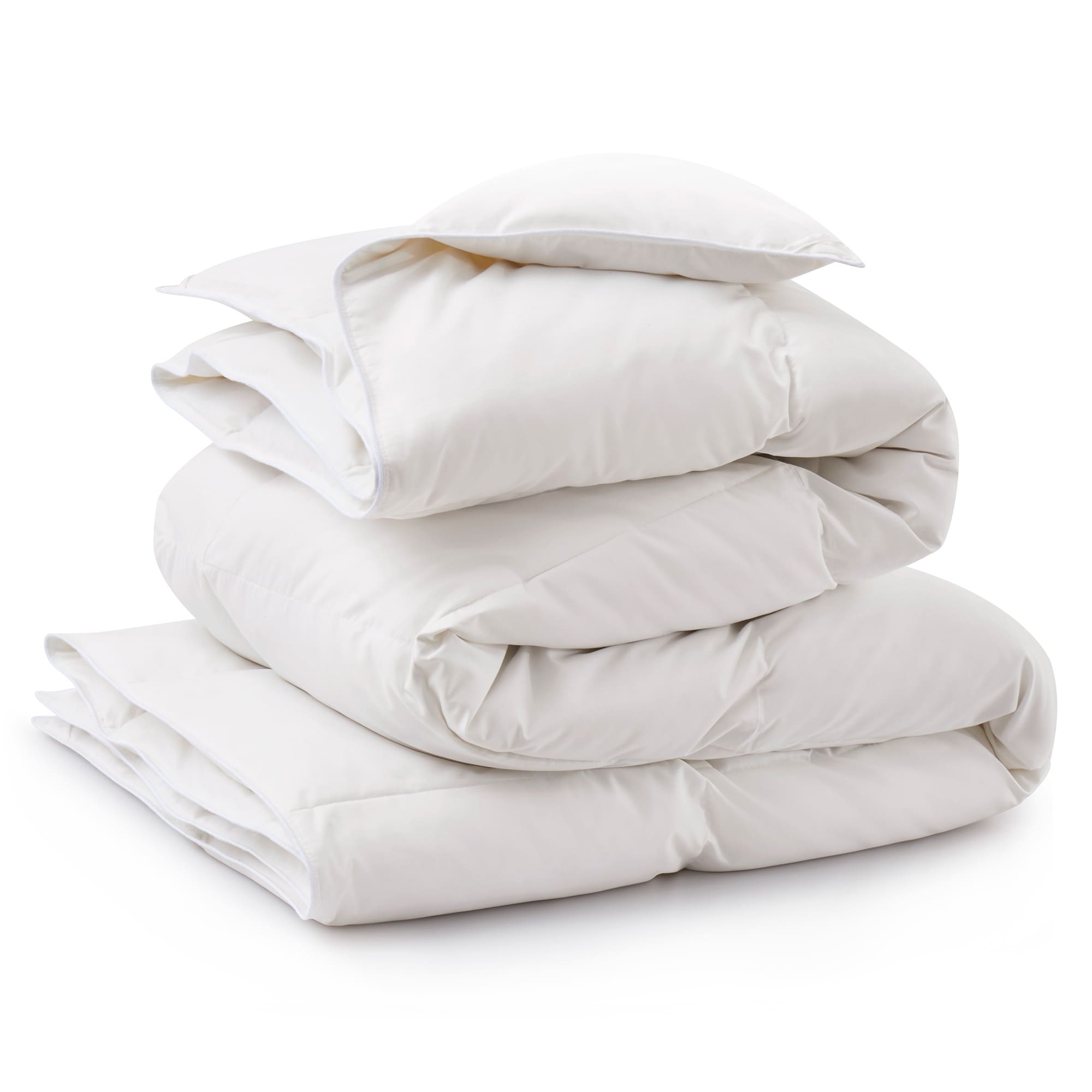 Weighted discount feather blanket