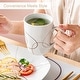 preview thumbnail 39 of 65, VEWEET 20-Piece White Porcelain Dinnerware Set (Service for 4)