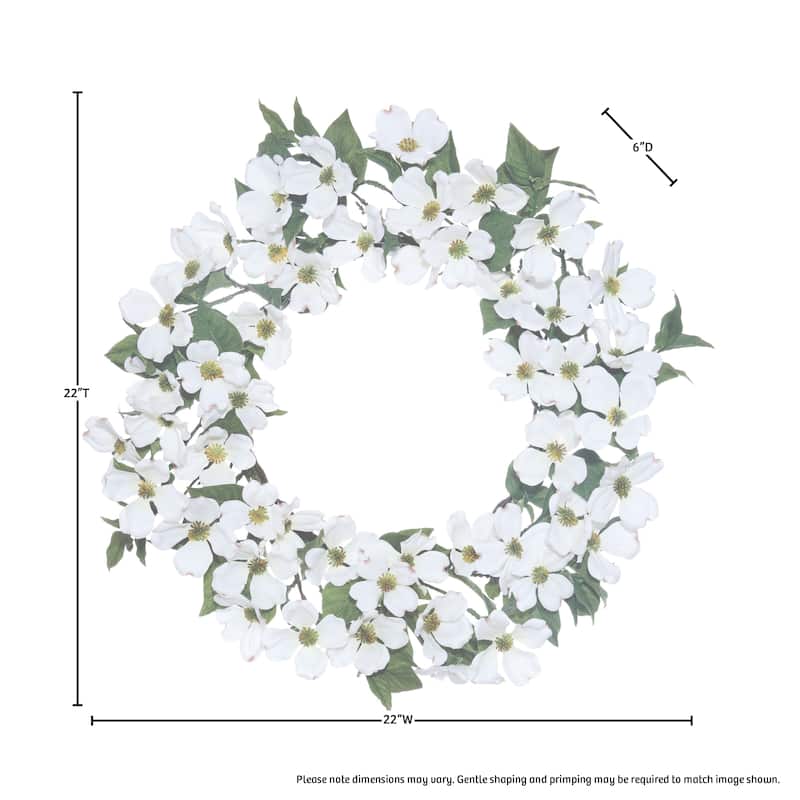 North American Dogwood Wreath 20"