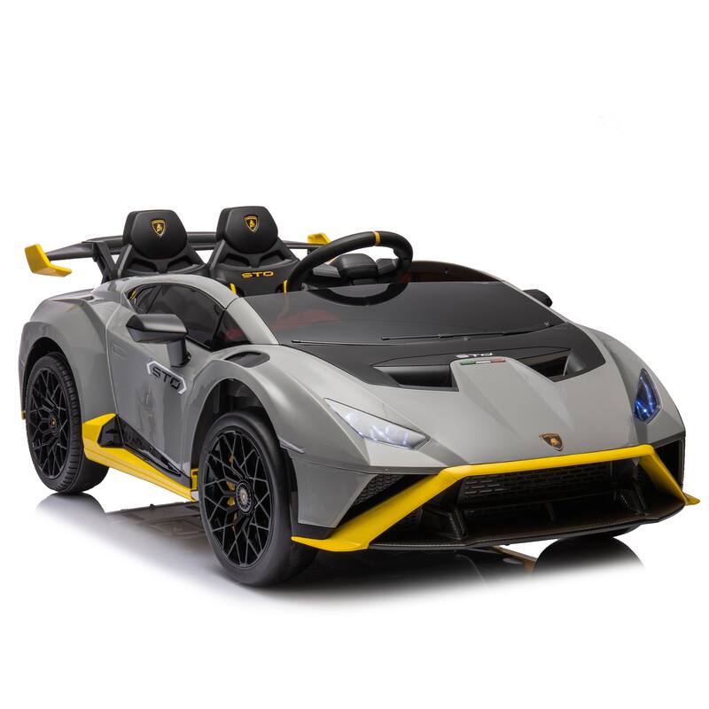 Licensed Lamborghini Ride-On Car for Kids with Bluetooth, Drifting, and LED Lights