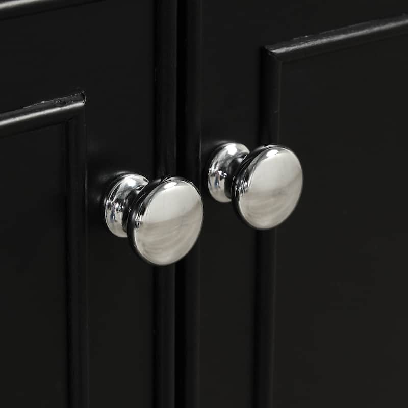 30 inch Freestanding Bathroom Vanity Set in Black with Integrated Ceramic Sink