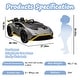 preview thumbnail 12 of 26, Lamborghini children's electric four-wheel four-wheel drive with remote baby seating toy car