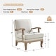 preview thumbnail 23 of 32, Rinaldo Farmhouse Polyester Armchair with Comfortable Backrest and Cushion by HULALA HOME