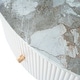 preview thumbnail 27 of 25, Modern Marble Round Coffee Table with 2 large Drawers Storage