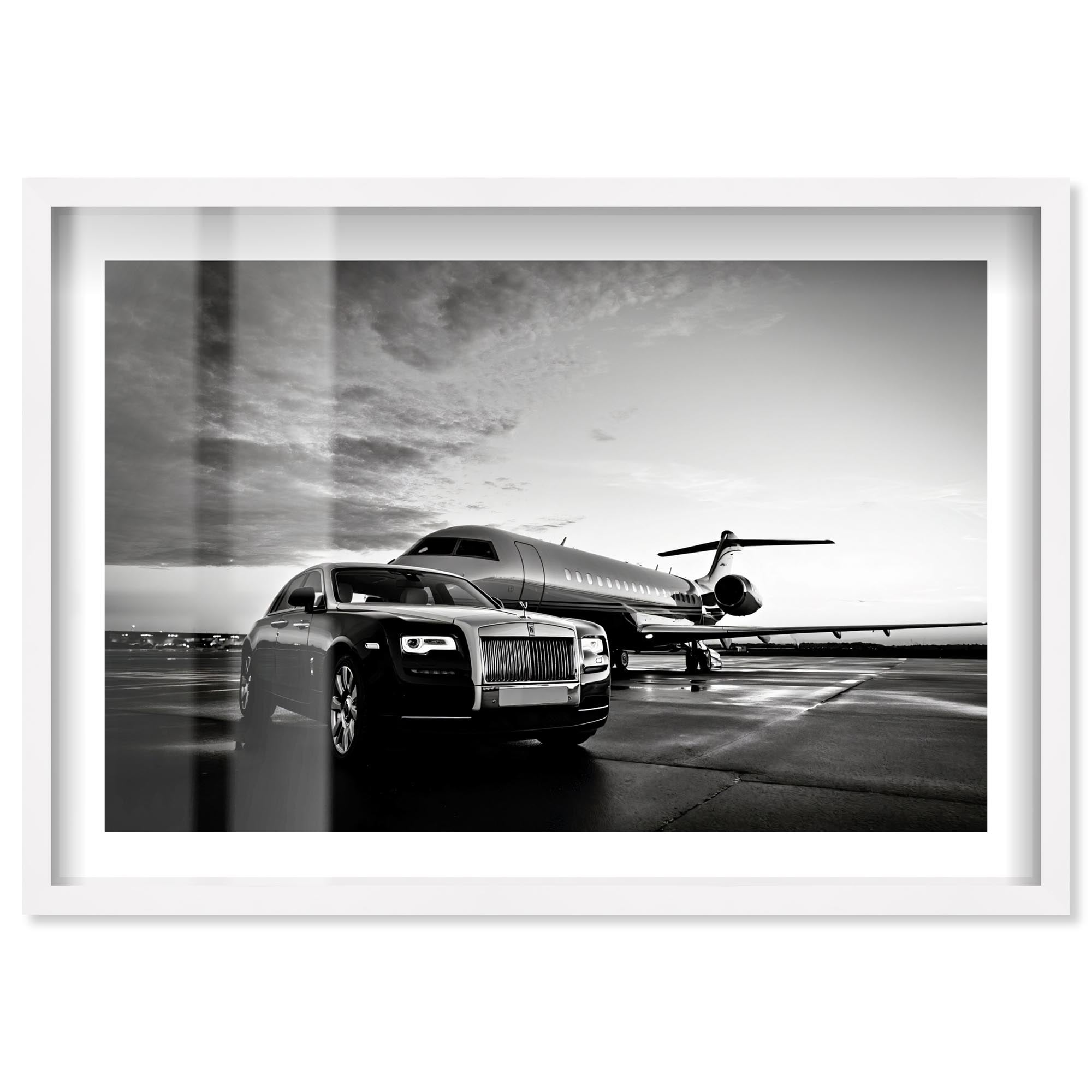 Billionaire's Toys II Bedroom Wall Decor Shadowbox Print by Notoriart