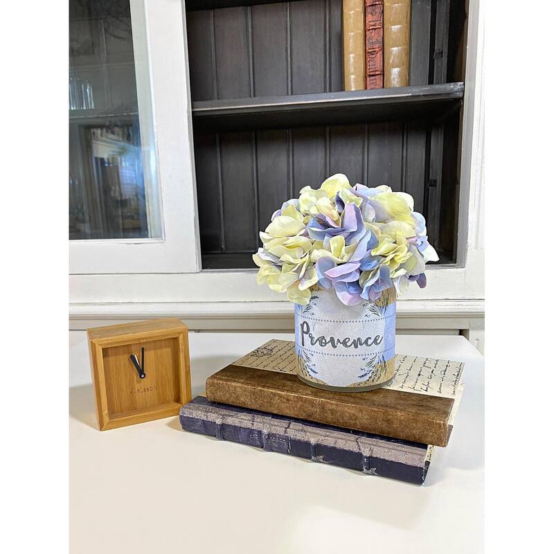 Hydrangea Arrangement in a Glass Vase